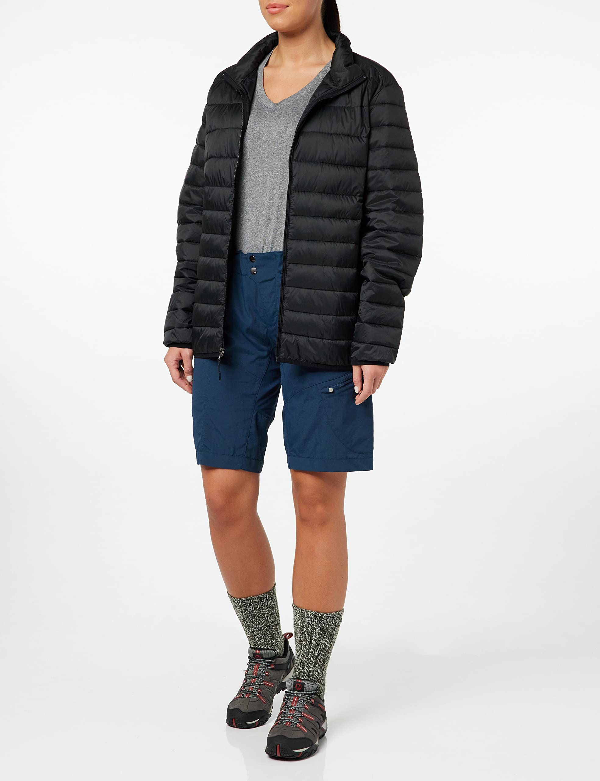 VAUDE Tamaro Shorts Radhose Damen mit Sitzpolster, Dark Sea, Gr. 38 – Ansicht 4