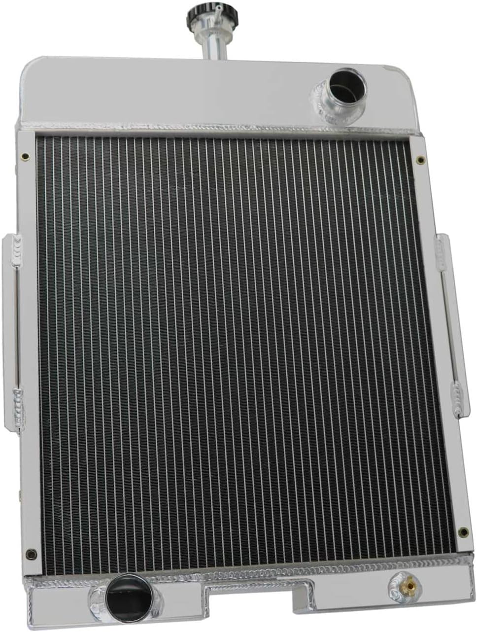 Tractor Radiator for International Farmall 656 706 756 766 2656 2706 378713R92, 4 Row Aluminum Tractors Radiator