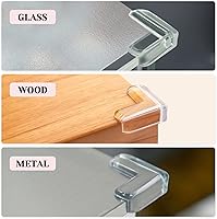 Vista 3 de Paquete de 24 protectores de esquina, protectores de esquina, esquinas de mesa, protector de esquina para bebé, protectores de esquina de muebles