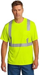 Cornerstone ANSI 107 Class 2 Mesh Tee, Safety Yellow, L