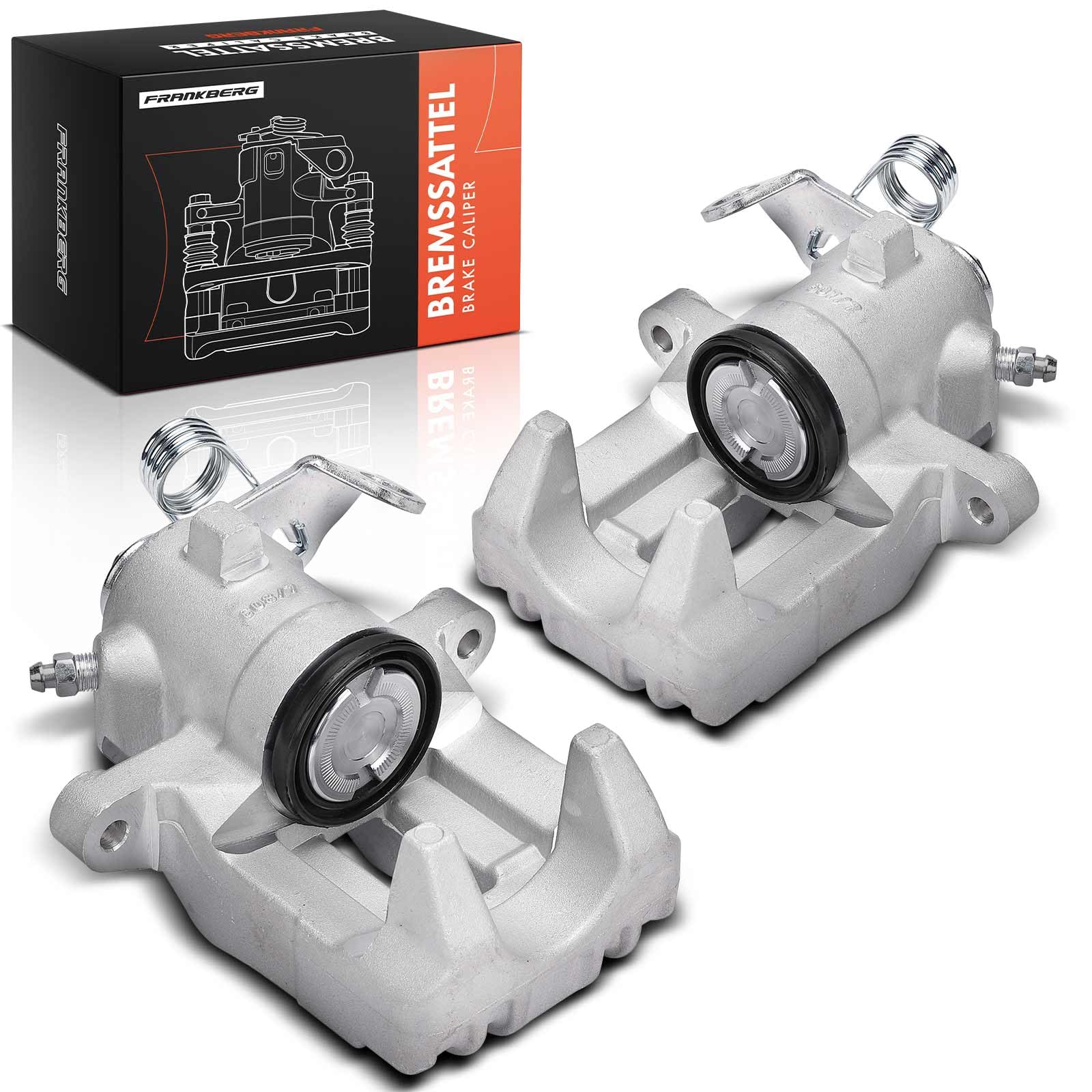 Frankberg 2 pinzas de freno para eje trasero izquierda y derecha 2K0615423 | Compatible con: C.a.d.d.y III MPV 2CB 2CJ 2KB 2KJ,C.a.d.d.y III Furgoneta/MPV 2CA 2CH 2KA 2KH