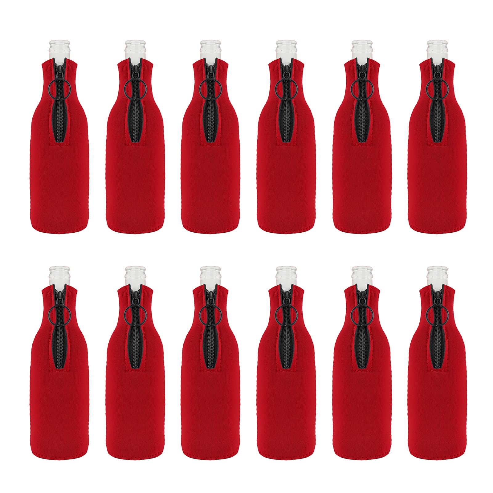 Manchons de bière en néoprène pour vos barbecues et fêtes d'été | Vestes de bouteille de 12 oz Aspire