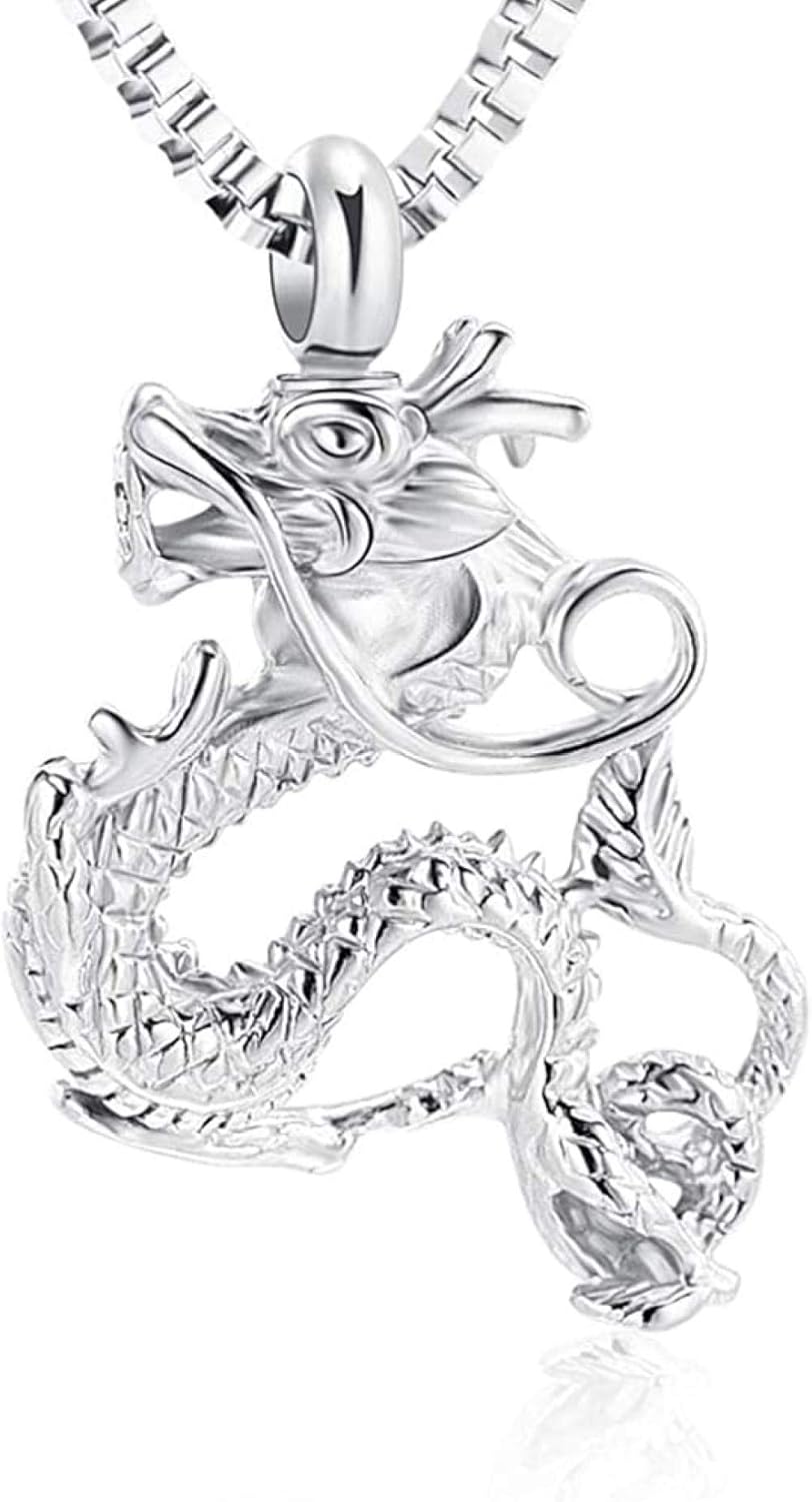 TJER Ashes chainAshes Cremation Jewelry Stainless Steel ash Pendant Pendant