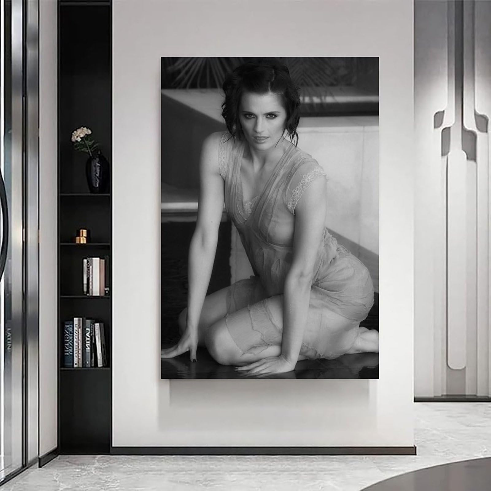 LAIRIBA Actress Stana Katic Sexy Vintage Poster Canvas Poster  12x18inch(30x45cm) Frame-style : Amazon.co.uk: Home & Kitchen