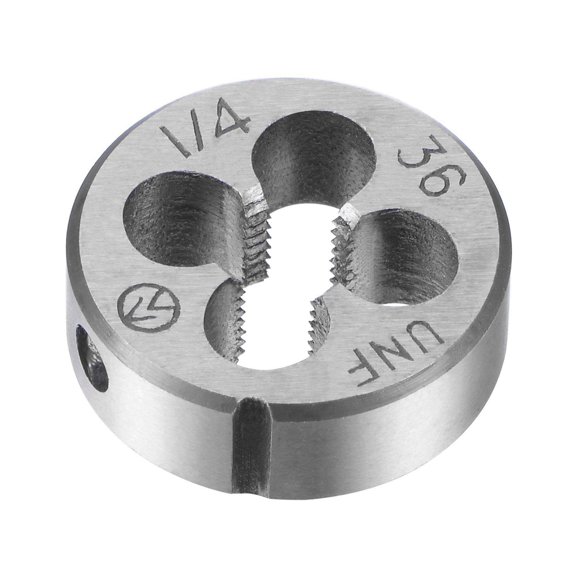 uxcell Round Threading Dies 9/32"-40 UNF, Alloy Tool Steel Machine Thread Repair Hand Tool — Amazon image 6