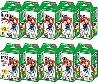 富士フイルム(FUJIFILM) チェキフィルム instax mini 2パック品 JP2(20枚入り)x10個セット [200枚入]