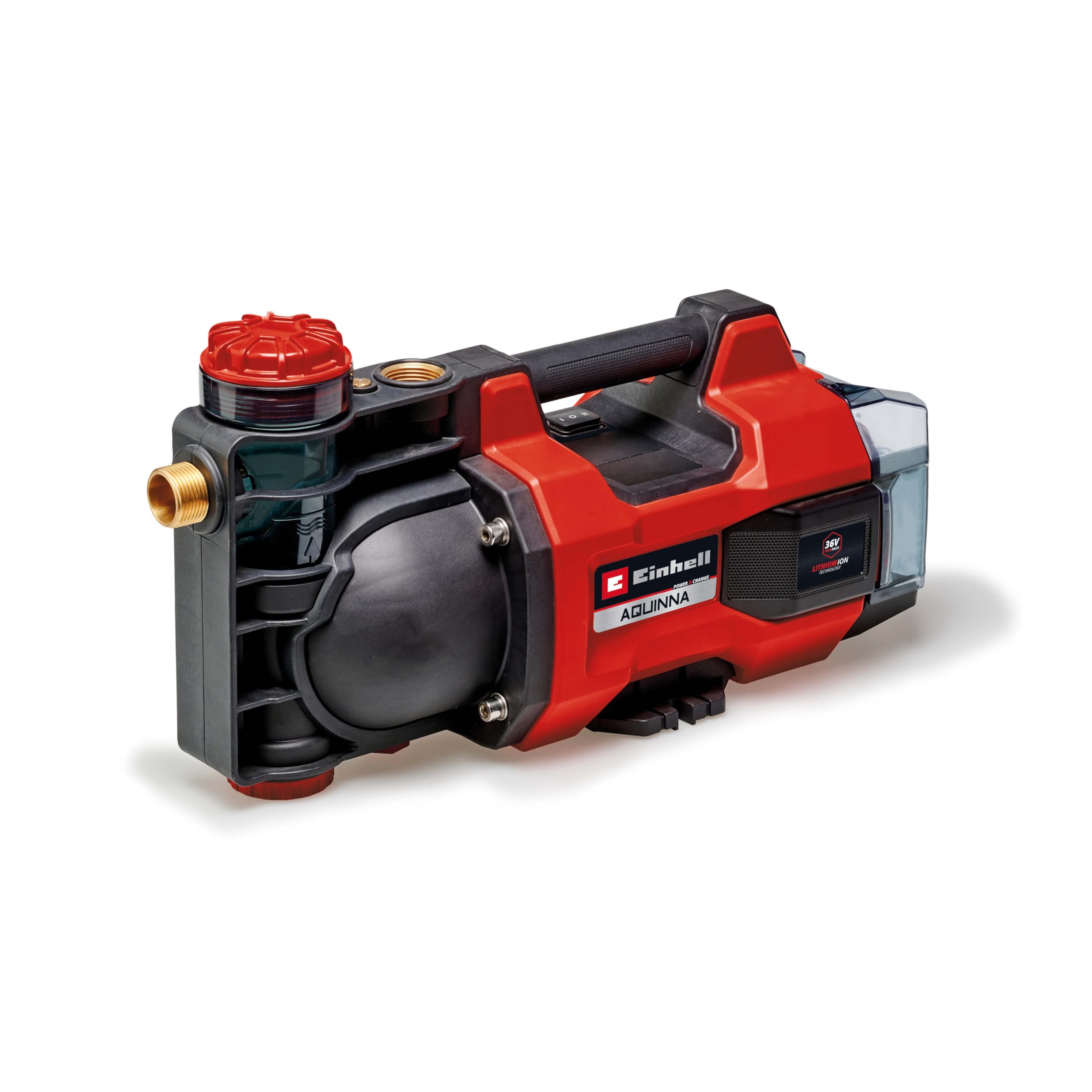 Einhell Akku-Gartenpumpe AQUINNA 36/34 | PXC | 36 V | 3,7 bar | 3400 l/h Fördermenge | 37 m Förderhöhe | Überlast- & Frostschutz | ohne Akku