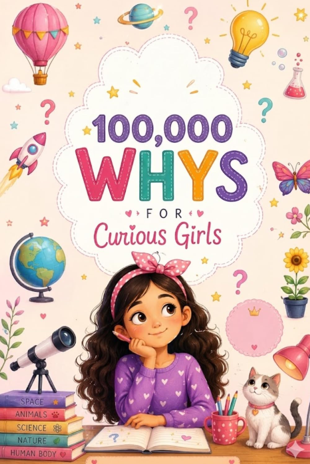 100000 whys for Curious girls: Age 4 to 12