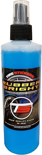 Tire Stickers - Limpiador de calcomanías brillantes de goma - Mantén tus letras de neumáticos limpias - 8oz