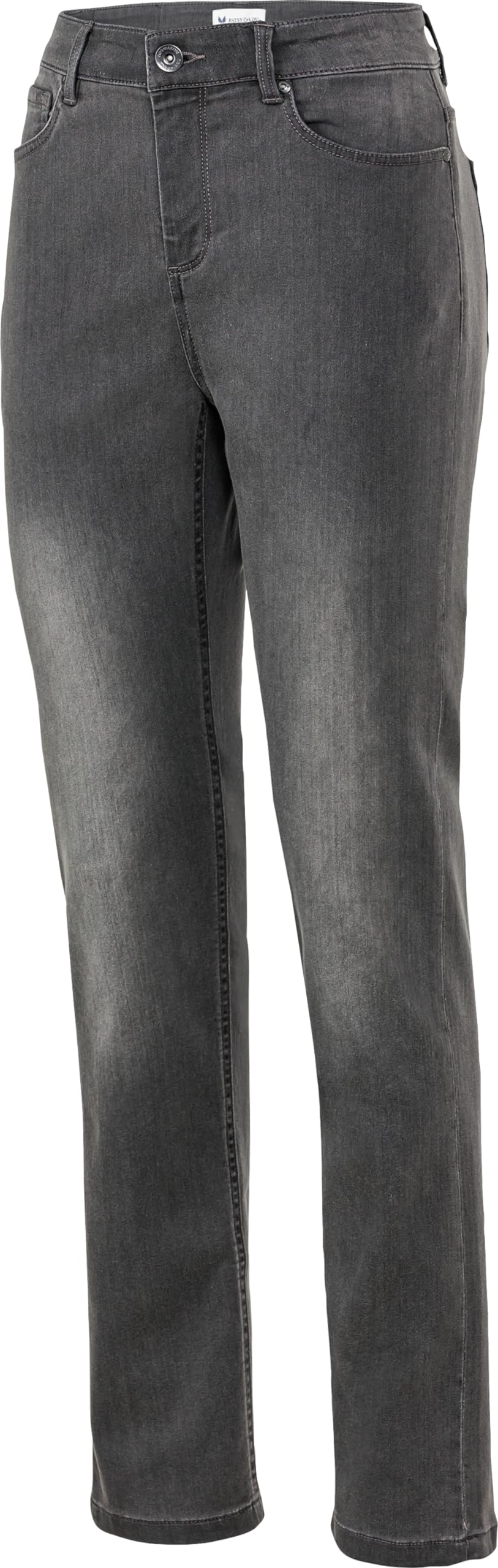 Patsy & Lou Jeans Damen, 2er Pack Damen Jeans mit Stretch, Mid-Waist Jeanshosen mit geradem Beinverlauf, Straight Jeans, Gr. 36 – 46 | auch in Kurzgrößen