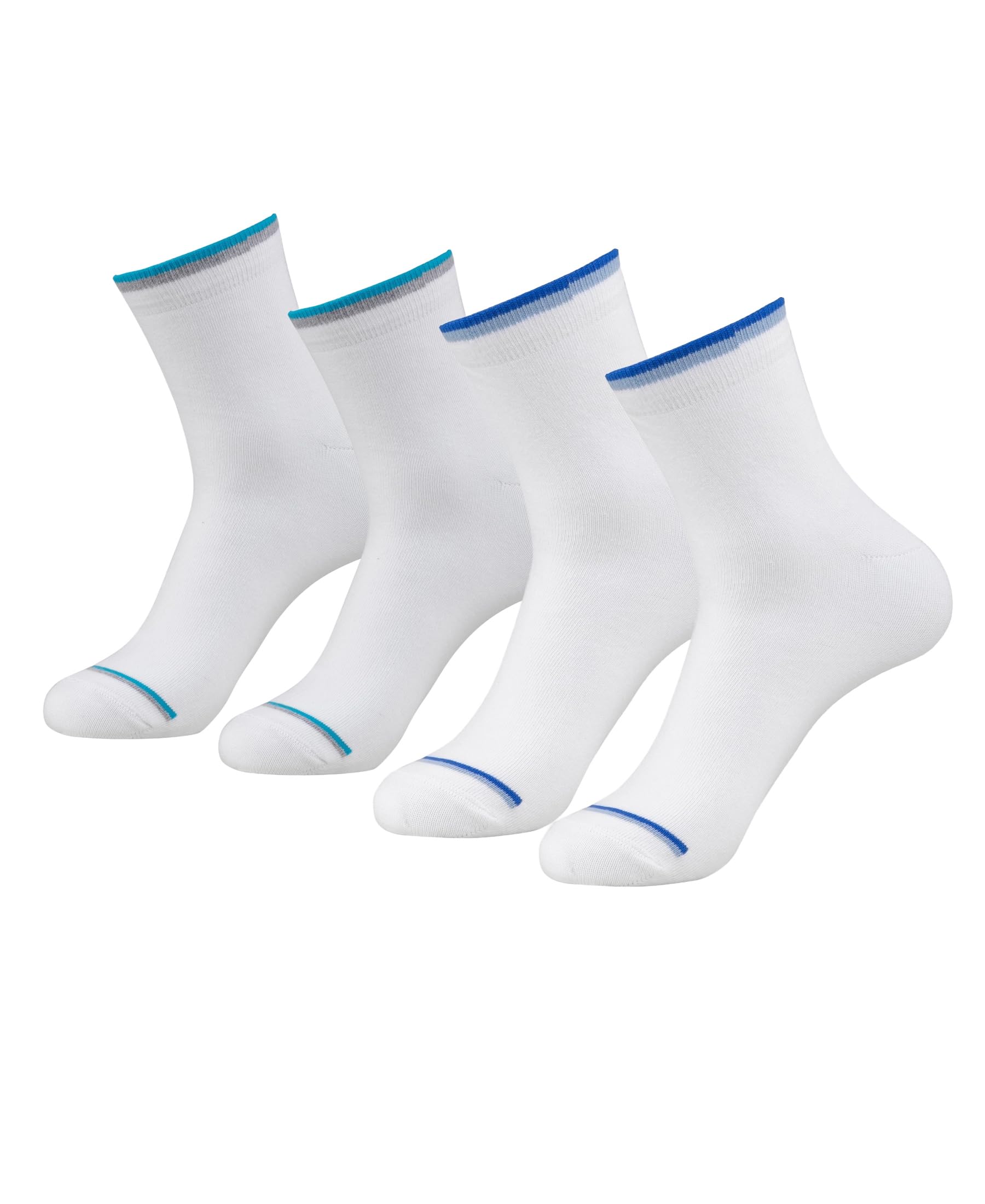 jockey 7052 Men's Compact Cotton Elastane Stretch Low Show Socks With StayFresh Treatment (Pack of 2)_New White_FREE SIZE-picture-15
