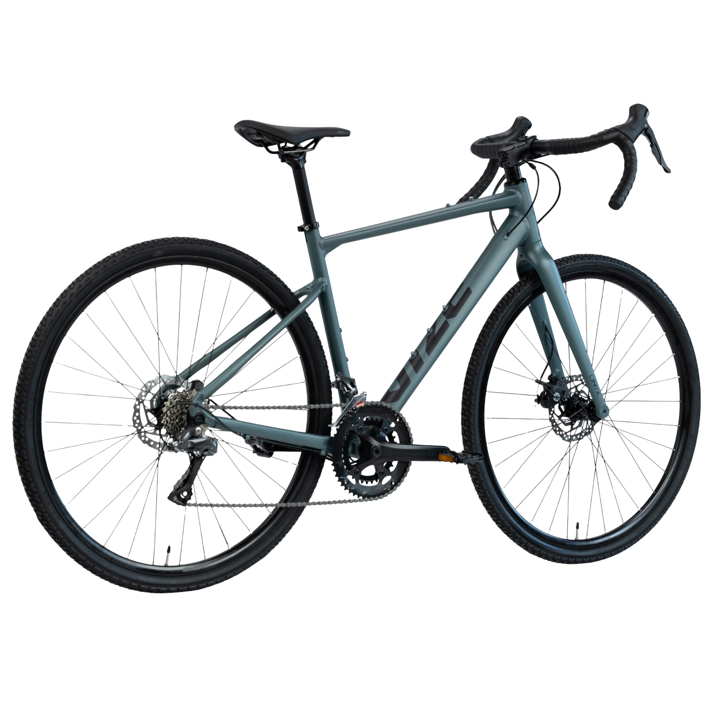 Goetze Onyx One Gravelbike 28 Zoll | Aluminiumrahmen 19/21/23 Zoll | 2x8 Kettenschaltung | Mechanische Scheibenbremsen | 700x40C Reifen | Bikepacking Rennrad & Allroad Fahrrad für Damen & Herren