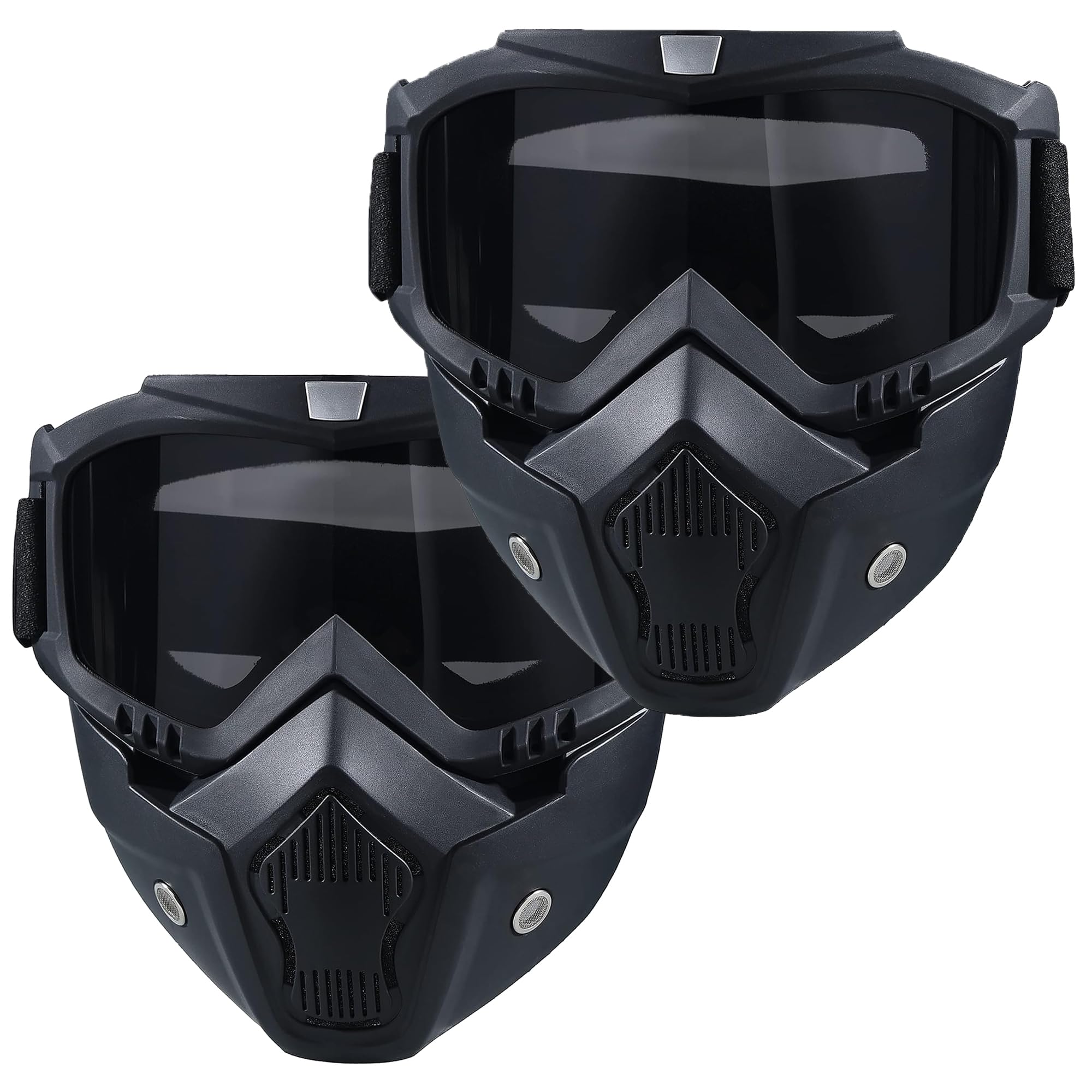 Paintball Mask Anti Fog,Tactical Full Face Mask Ski Mask Goggles Detachable Adjustable,Motorcycle Riding Face Protection