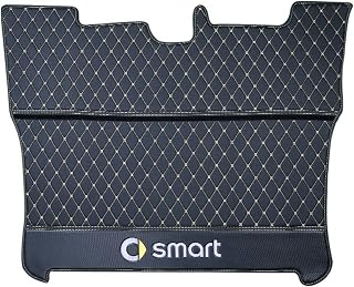 Coche Accesorios Almohadilla De Maletero Completamente Rodeada De 2 Puertas, Almohadilla De Caja Trasera Para Dos Almohadillas De Protección De Coche, Interior Para Benz Para Smart 453 ( Color : Negro