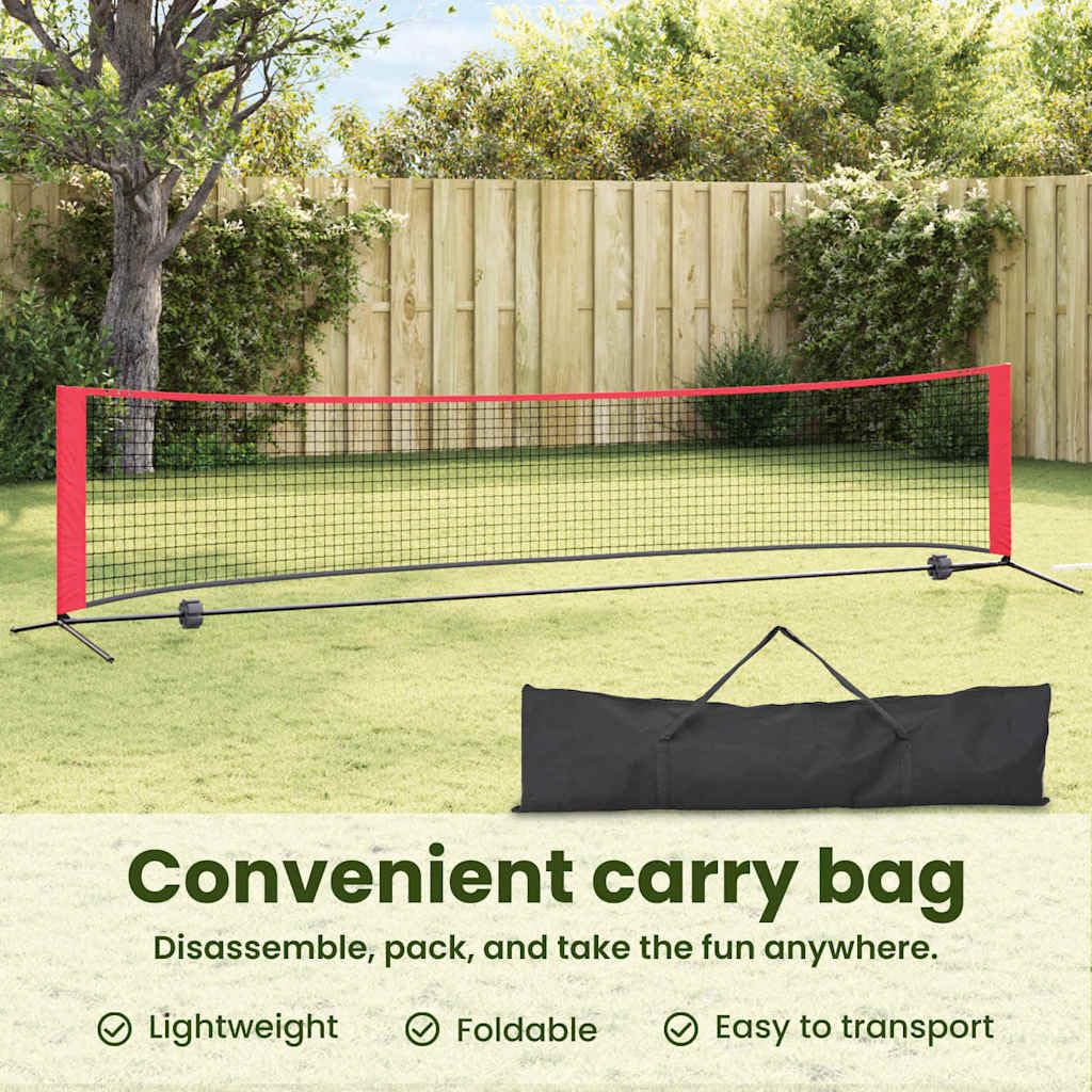 vidaXL Set da tennis pieghevole, accessori sportivi per attività all'aria aperta