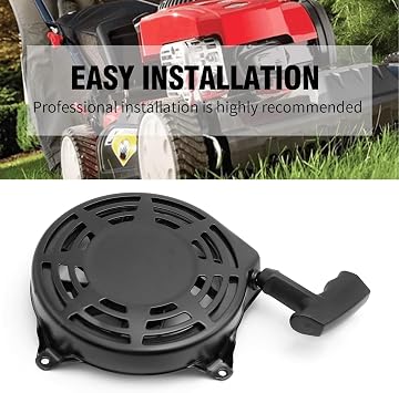 Anxingo 497680 Recoil Starter Assembly Replacement for B&S 6.75 Craftsman Toro Troy-Bilt Tb210 TB230 Lawn Mower Pull Start Assembly Replace Oregon 31-068, Rotary 12368 with Air Filter