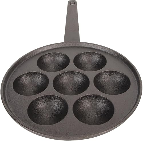 Miniatura 8 de Fdit Takoyaki Maker de 7 agujeros, sartén antiadherente Takoyaki, placa de hierro fundido para cocinar molud bandeja para Takoyaki y hacer