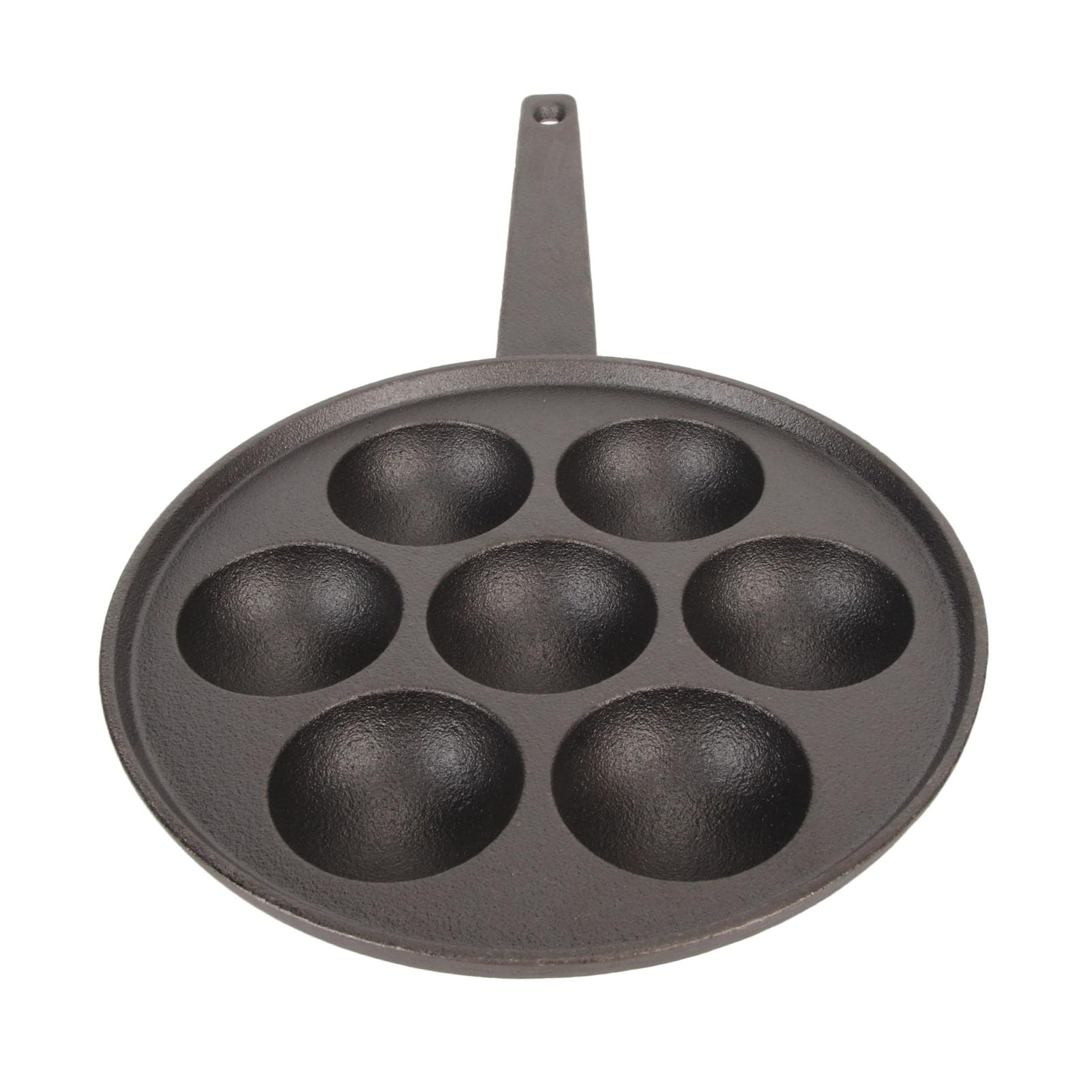 Sartén Takoyaki Antiadherente, 7 Agujeros de Hierro Fundido Takoyaki Maker Takoyaki Grill pan para el Hogar, Cocina, Restaurante, Hotel