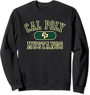Cal Poly Mustangs Varsity Logo Officially Licensed Sweatshirt
