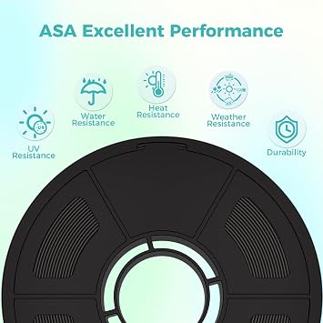 3D Printer ASA Filament Navy Blue1KG UV/Heat/Weather Resistant for BambuLab