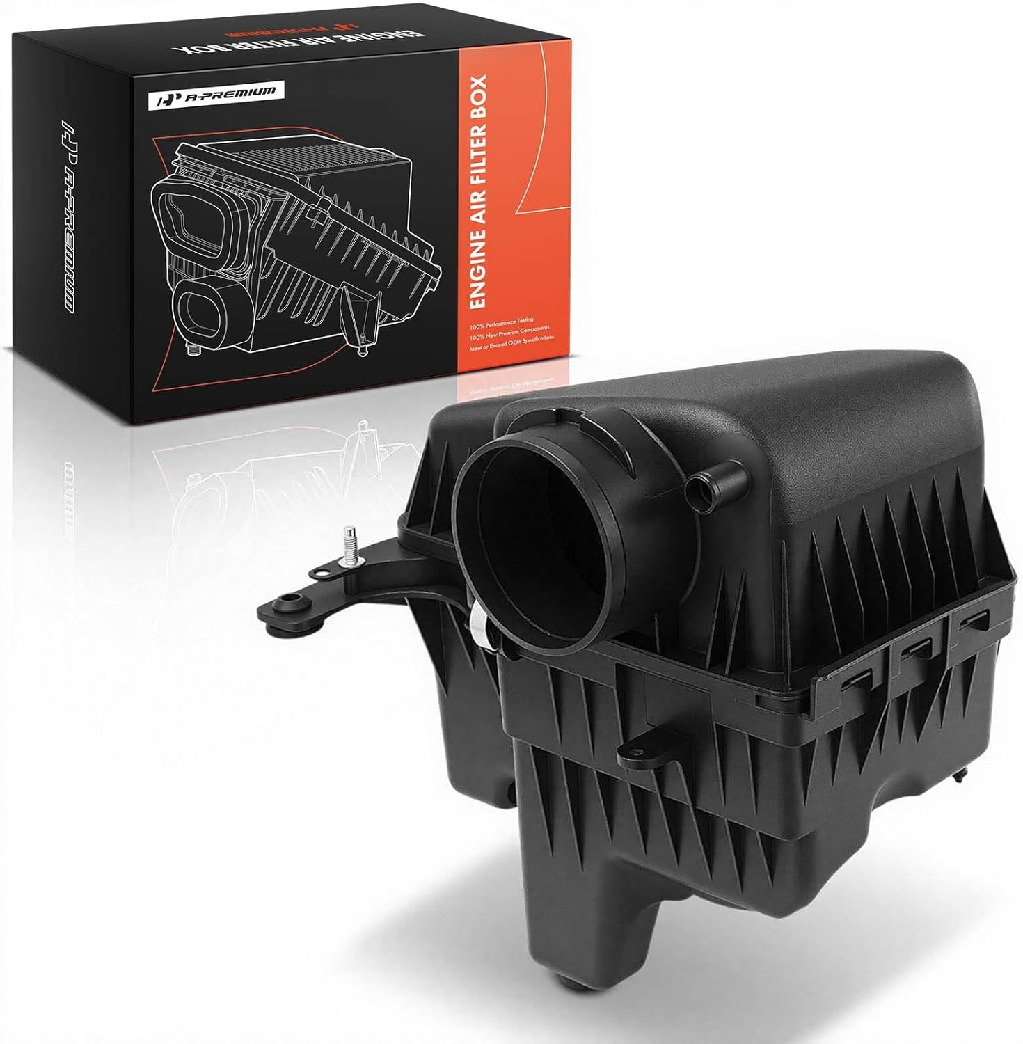 A-Premium Engine Air Filter Cleaner Box Housing without Air Strainer Compatible with Chrysler, Dodge & Ram Models - Town & Country 2011-2016, Grand Caravan 2011-2020, C/V 2012-2015 - V6 3.6L