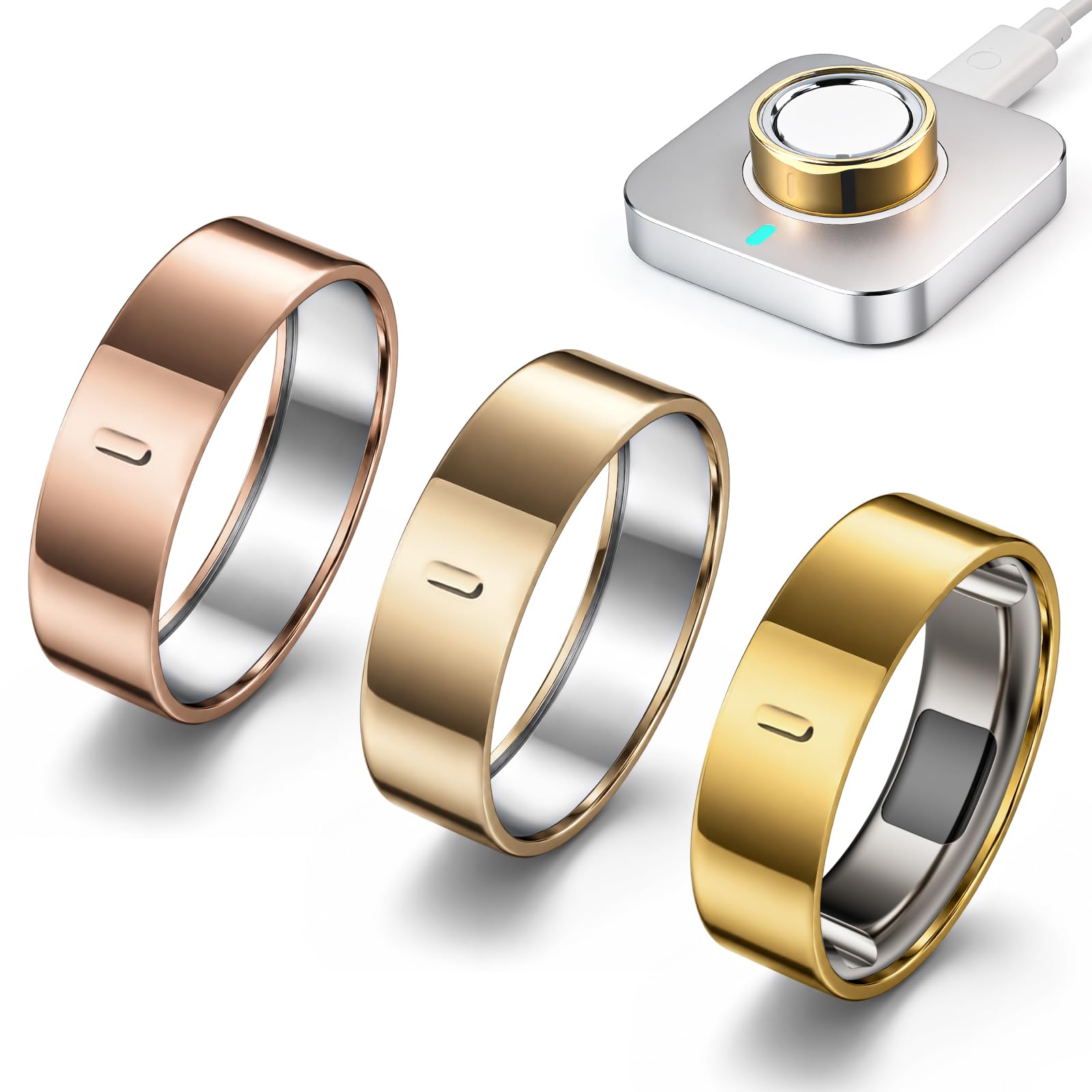 3 Pack Ring Cover Compatible with Oura Ring 5, 0.5mm Ultra-Thin | Oura Ring 5 Protector Case, Scratch Resistant TPU Smart Ring Cover Accessories for Women Men-image-25