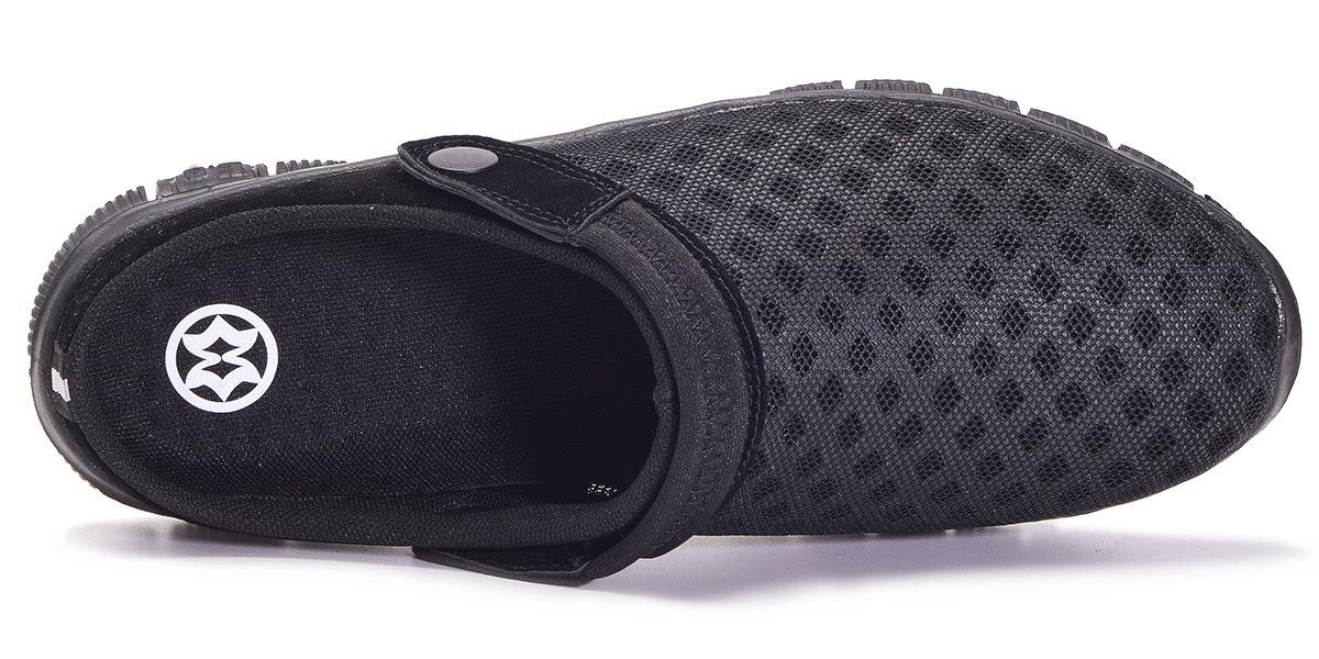 Sabots Mules pour Homme en Maille Sabot - Chaussons d'été pour Femme - Respirants - avec Semelle antidérapante - Semelle Souple - Sandales de Loisirs - Taille 36-48