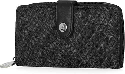 Miniatura 10 de Nautica Be Shore - Cartera de mujer con cierre de bloqueo por radiofrecuencia 4345553166 Aloha (Pink), Black (Buff), Clover Red, Clover White,