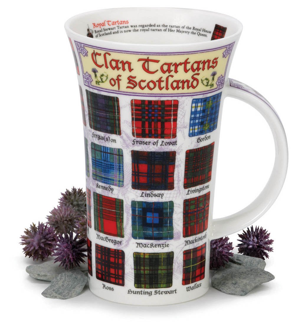 Dunoon Glencoe Mug - Clan Tartans of Scotland - Bone China