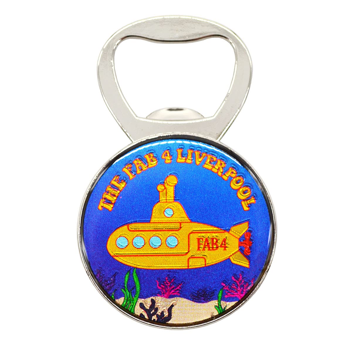 Fab 4 Yellow Submarine Seabed Bottle Opener