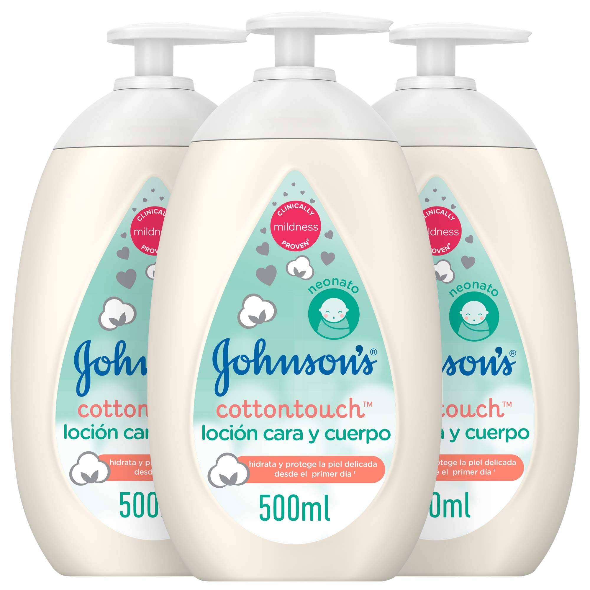 Lait corps bébé CottonTouch JOHNSON'S crème visage hydratante 500 ml - 8