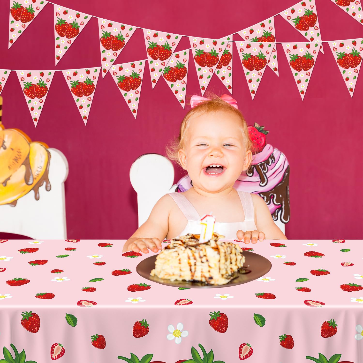 Adirasenotek 3Pcs Robots Tablecloths - 87x51 Inch Rectangular Plastic Disposable Table Covers For Kids Birthday Party