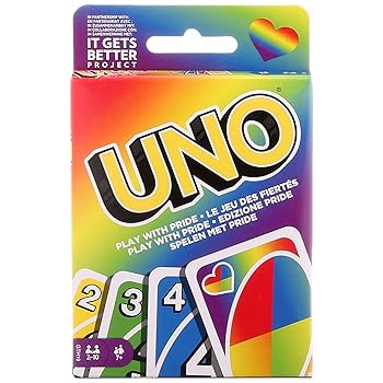 Mattel Games UNO Play with Pride Card Game