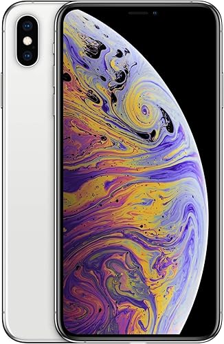 Apple iPhone Xs Max, 64 GB, Plata - para T-Mobile (Renovado)