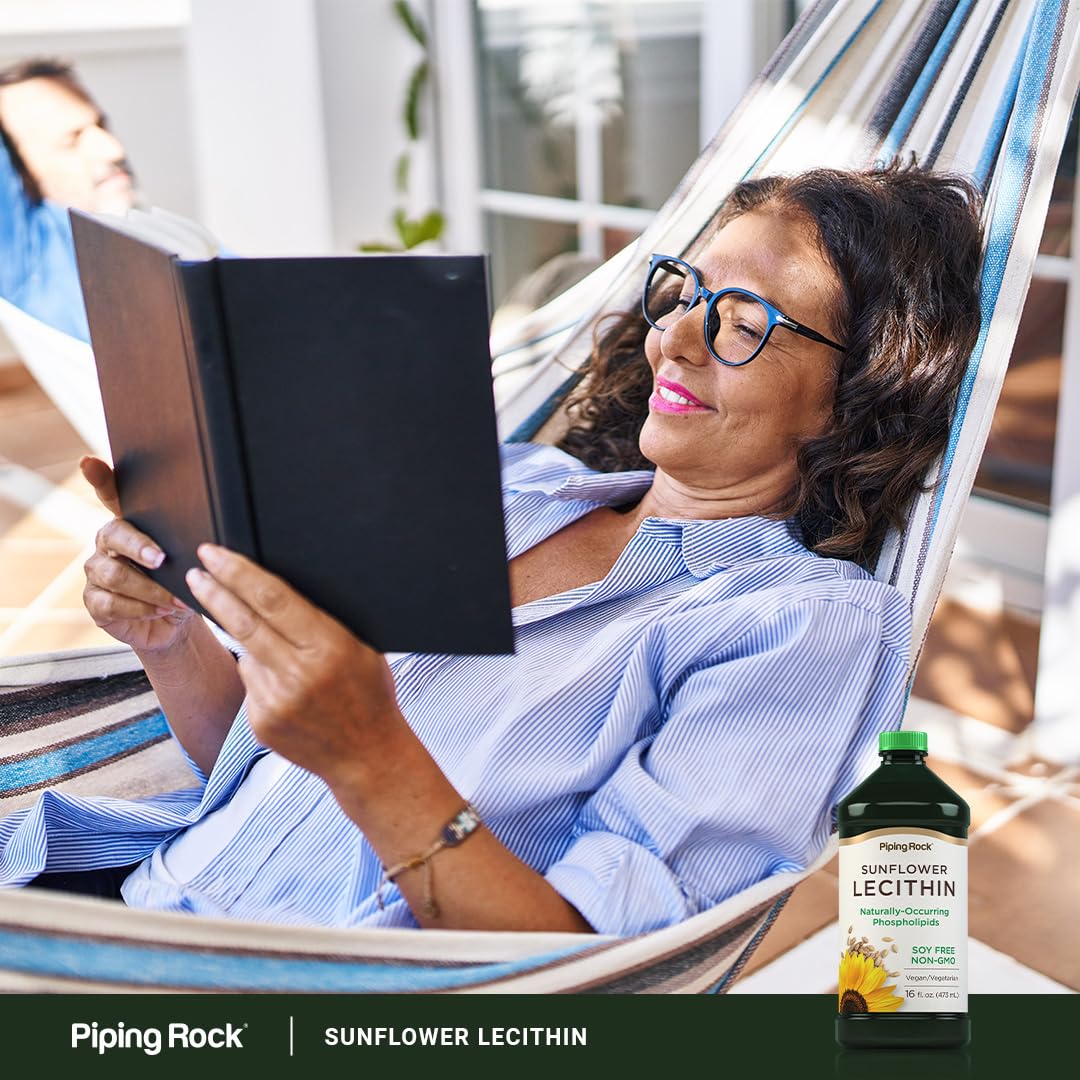 Piping Rock Sunflower Lecithin Liquid Supplement | 16 oz Oil — Amazon image 6