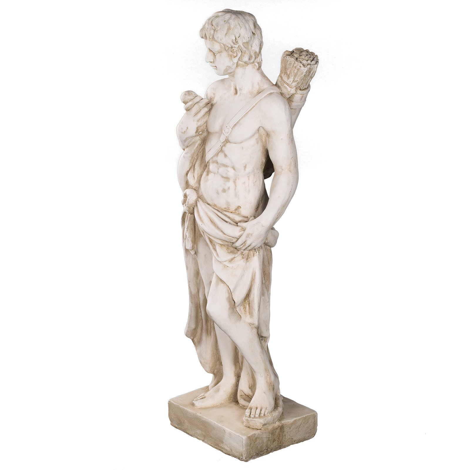 Riesige (11kg) Statue 86 cm SYL-A 14011 Gartenfigur, Dekofigur, griechisch David