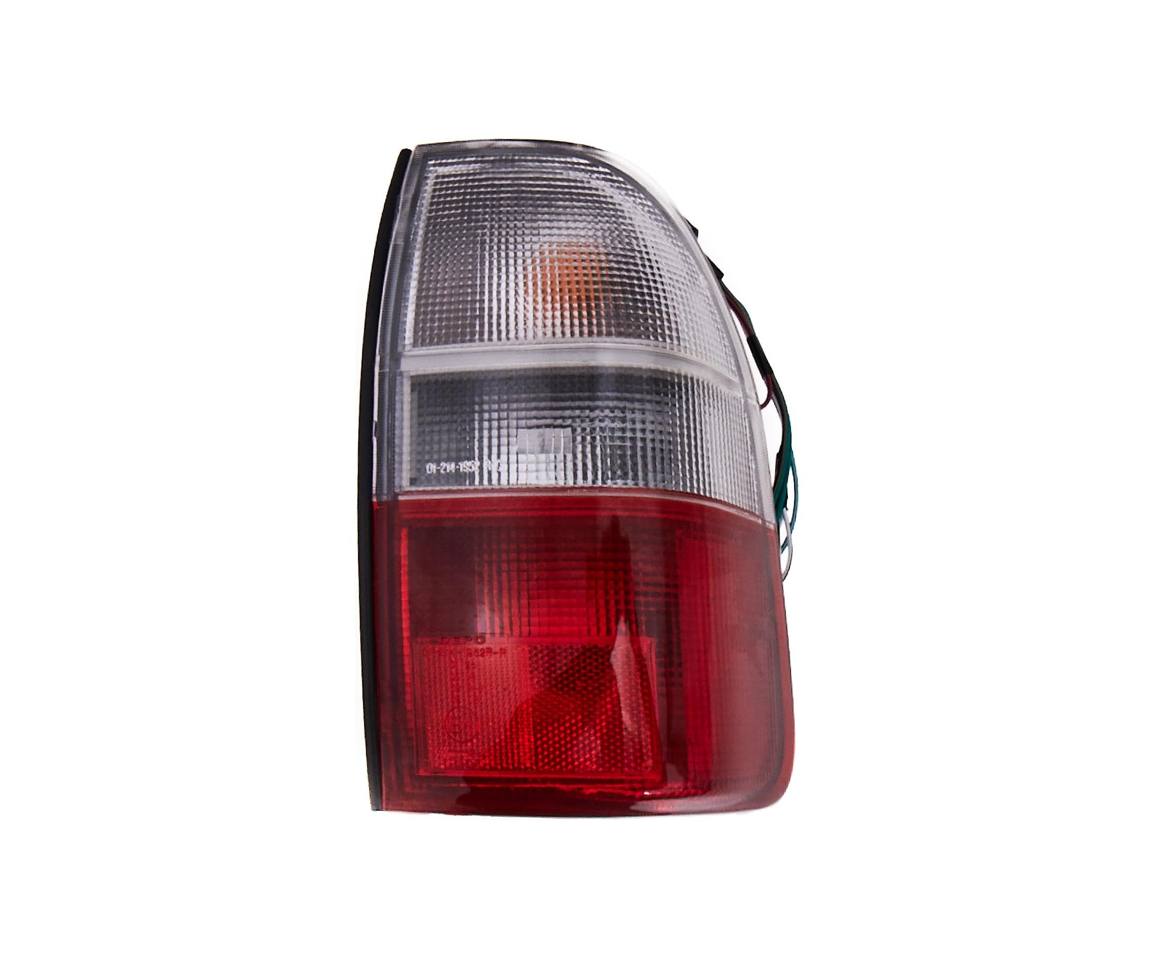 carro LUCES DE LA COLA Derecha Blanco rojo MR109128 adecuado para MITSUBISHI L200 III 2001-2005, (96-), blanco/rojo, CEE