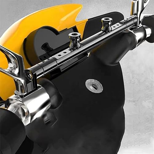 Miniatura 5 de Para BENELLI TRK502 TRK TR520X TR300 TNT600 TNT SRK600 SRK350 - Manillar de equilibrio de motocicleta reforzado (color  plata A, tamaño 1)