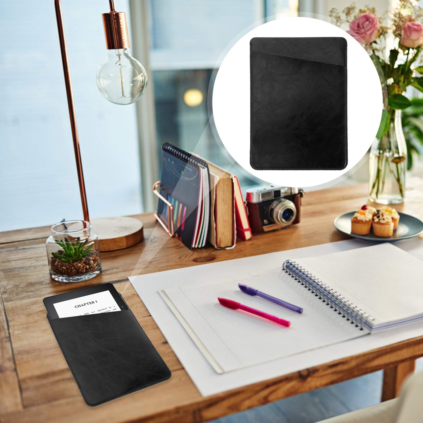 1pc Book Shell Protector Book Number Felt Carrying Bag e-Book Electrical Book Storage Bag Electronic Product Reading Bag Book Box Imitation Leather Reader CD