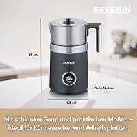 SEVERIN Indukcióval működő tejhabosító 700 ml Spuma 3