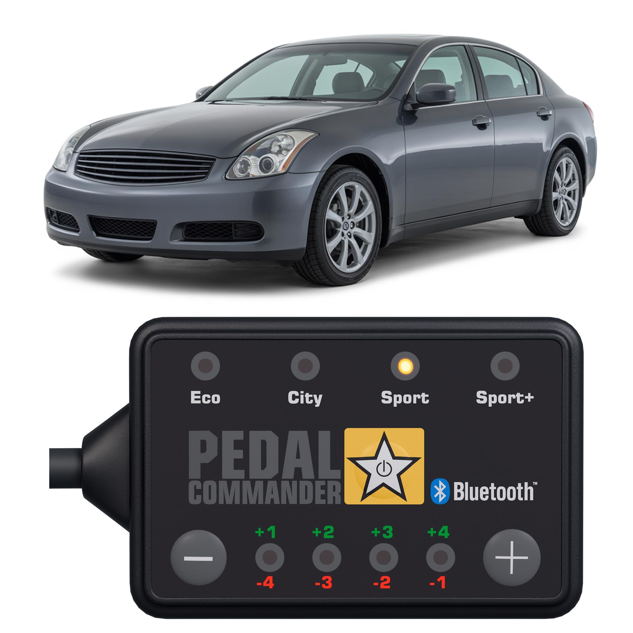 PEDAL COMMANDER for Infiniti G35 2003-2006 Throttle Response Controller - 36 Driving Settings, Anti-Theft, App Control, Throttle Controller