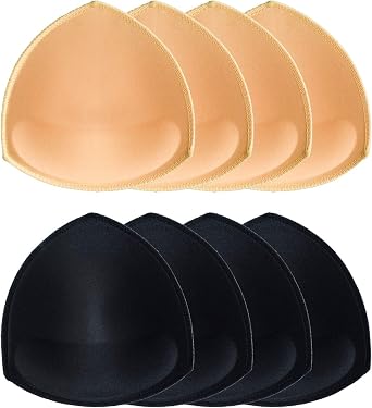 Removable Bra Pads Inserts Women's Comfy Sports Cups Bra Insert for BIkini Top Swimsuit