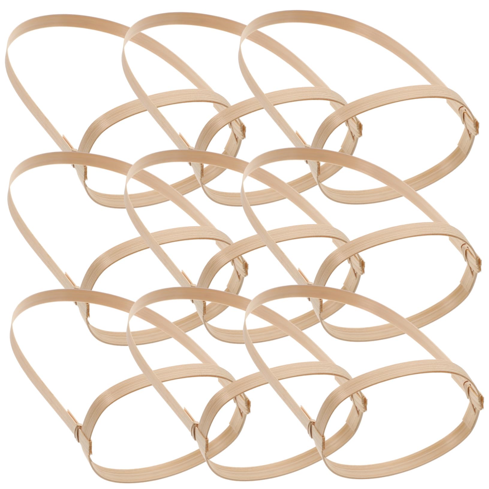 Holibanna 10Pcs Woven Coffee Cup Carrier Tray Portable Milk Tea Holder for Take out Drinks Lightweight Drink Carrier for Home Office and Picnics