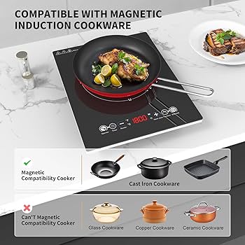 Amazon.com: VBGK Portable Induction Cooktop With Ultra Thin Body