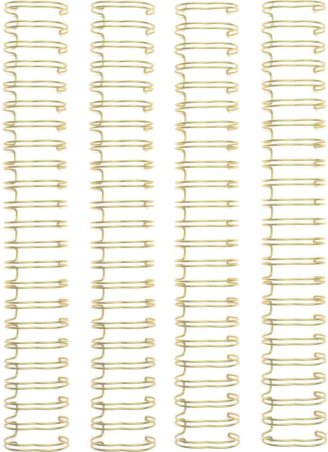 We R Memory Keepers 0633356605041 Wire Cinch-1 Inch-Gold (4 Piece)