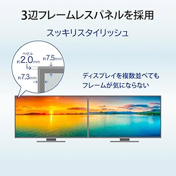 未使用 21.5型 フルHD 外部ディスプレイ　EX-D221SV-F EX-D221SV-F | 100Hz対応＆フリースタイルスタンド21.5型（可視