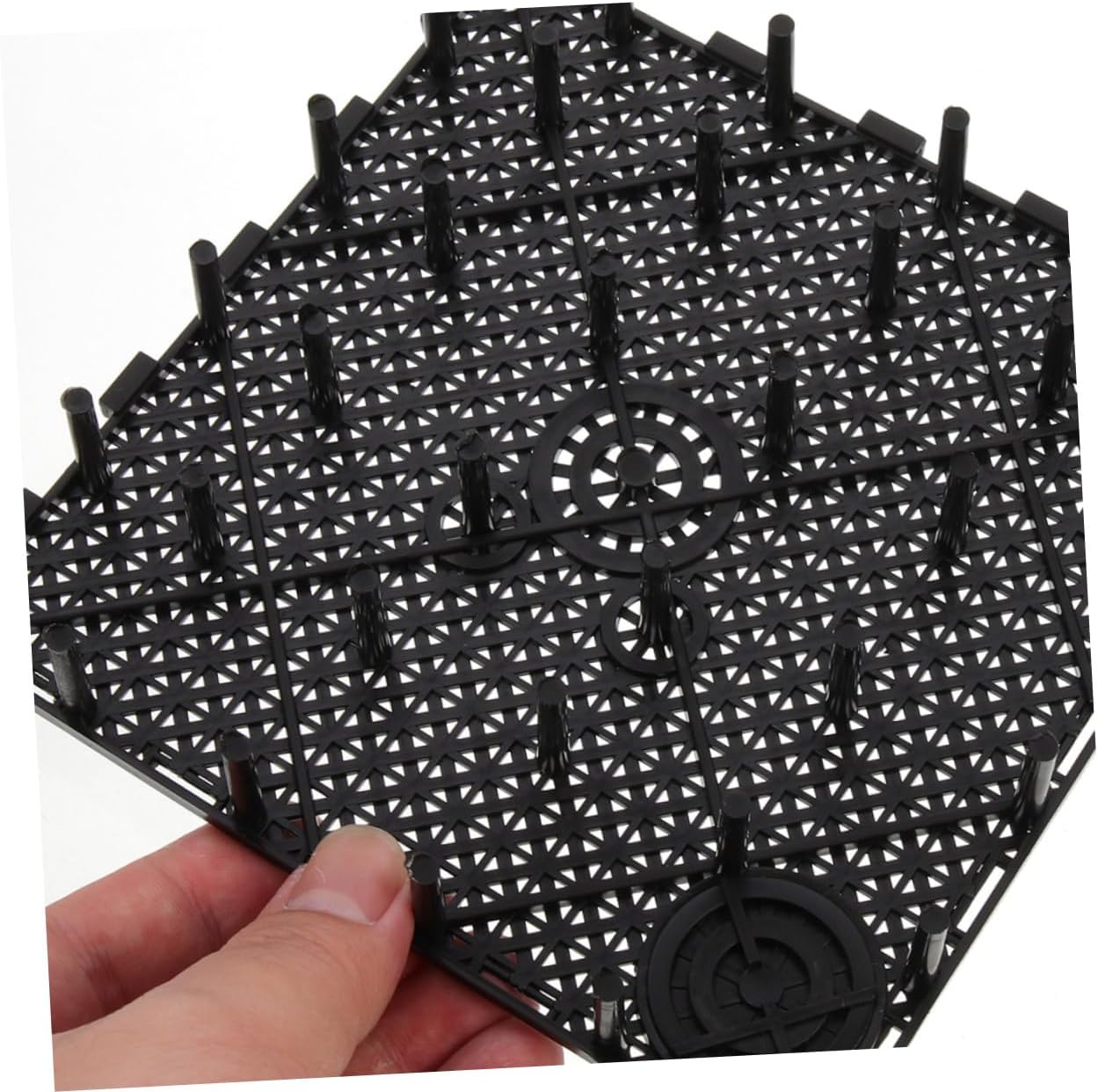 Toddmomy 12pcs Aquarium Bottom Plate Divider for Fish Tank Material Flexible Installation for Aquarium Crate Tray and Fish Tank Divider