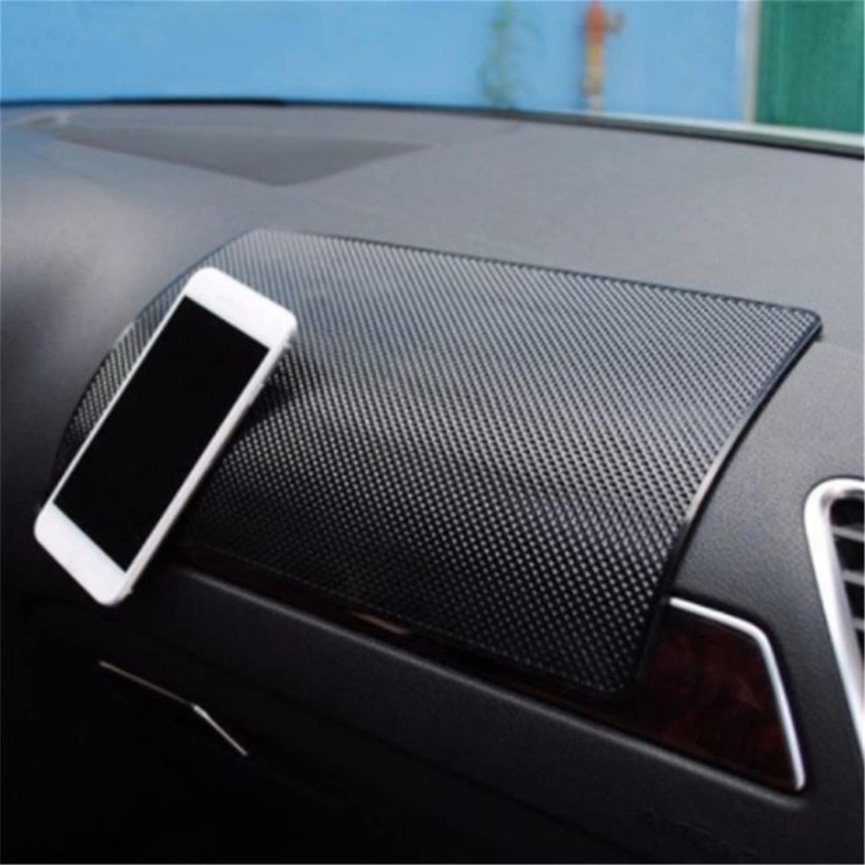 Winwinfly Car Dashboard Anti-Slip Pad, Universal Non-Slip Car Dashboard Sticky Mat for Phones Sunglasses Keys Electronic Devices and More Use