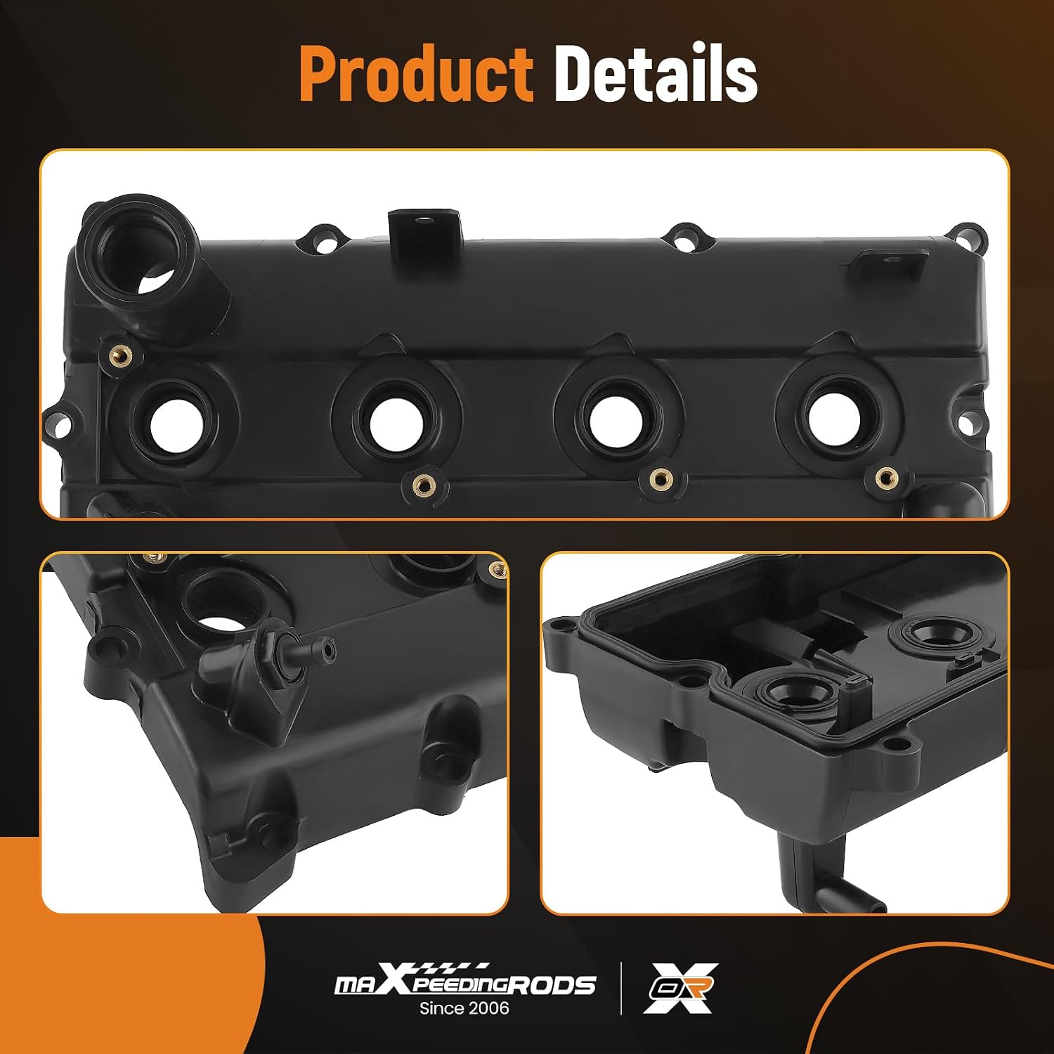 maXpeedingrods Engine Valve Cover for Nissan Frontier 2.5L 2488CC 2005-2017 13264EA000 Valve Cover Gasket Kit