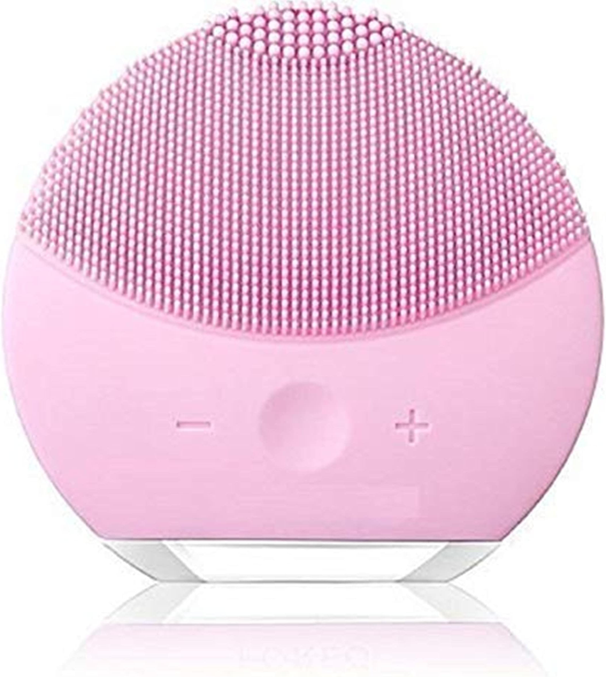 Silicone Face Scrubber for Men & Women | Face Cleaning Brush โ Ultra Hygienic Soft Waterproof Vibrating Brush for Deep Cleansing | Inductive Charging Cable Included (Random Color, 1 Pc)